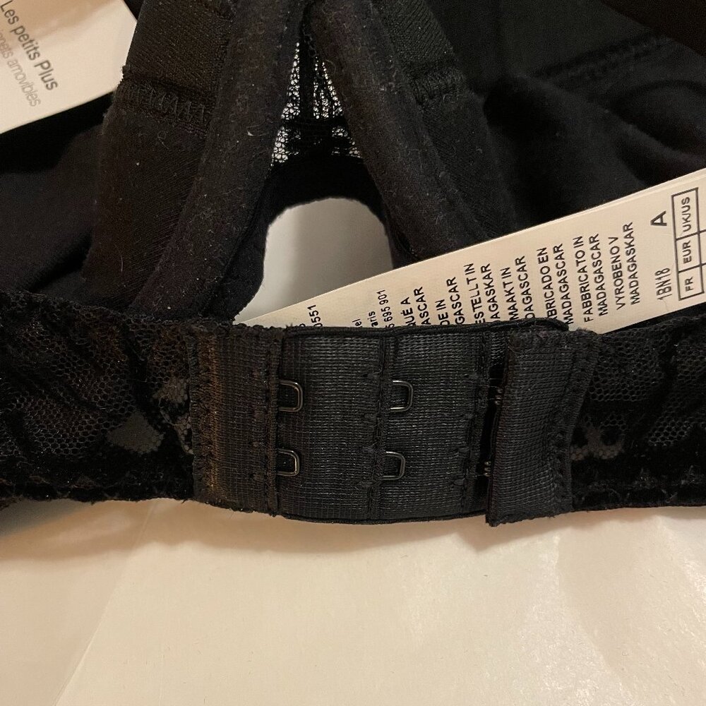 AUBADE PARIS Cœur à Corps Underwire Push-up Bra in Black Size 36A NWT - Picture 12 of 12